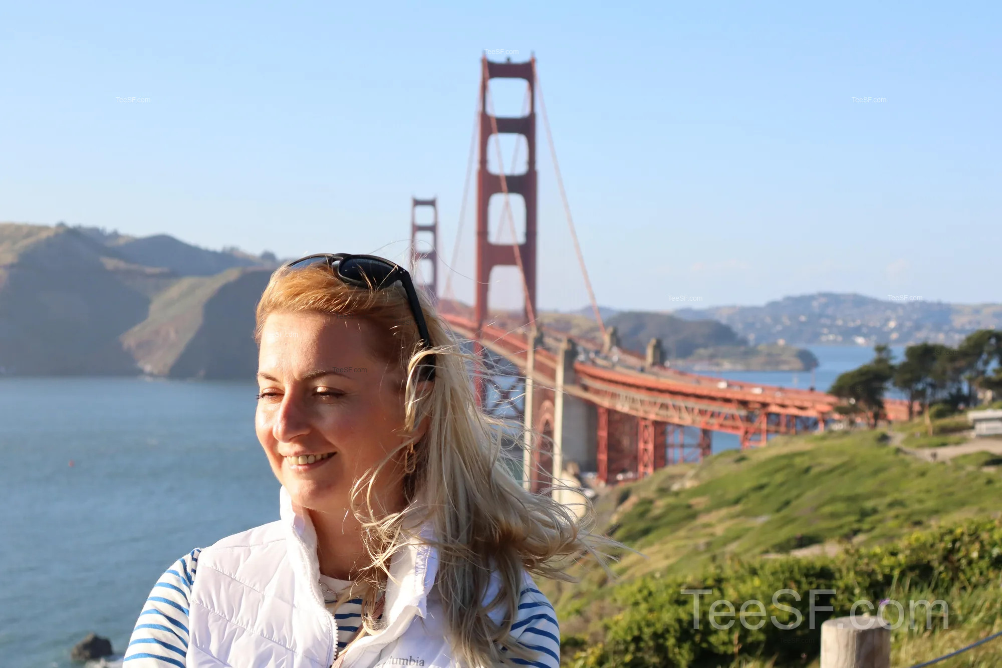 golden Gate Bridge Overlook Portrait during a Stripe Sessions 2026 visit in San Francisco.